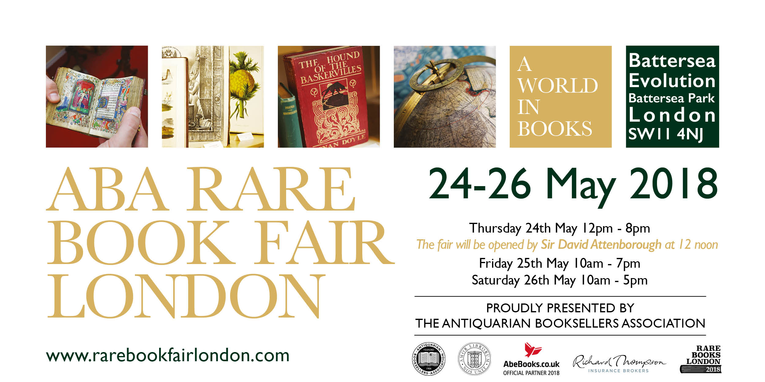 London Antiquarian Book Fair at Battersea Park