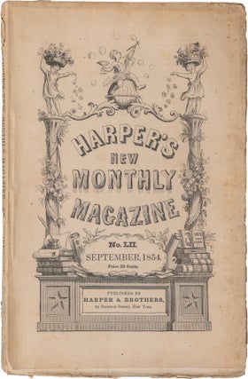 Item #1008 The Fiddler; in Harper’s New Monthly Magazine. Herman Melville