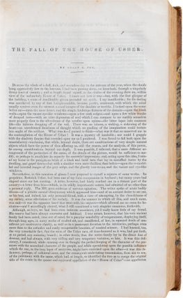 Item #1018 The Fall of the House of Usher [and 8 Others]; in Burton's Gentleman's Magazine. Adgar...
