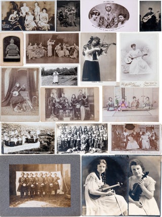 Item #1062 A Photographic Archive of Women with Musical Instruments
