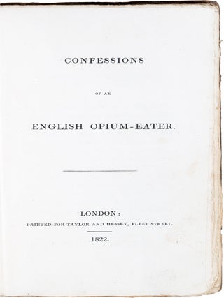 Confessions of an English Opium–Eater