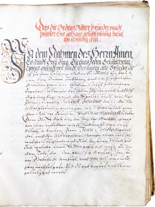 An Original Manuscript Constitution
