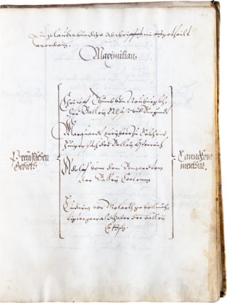 An Original Manuscript Constitution