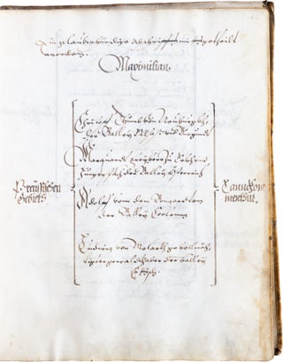 An Original Manuscript Constitution