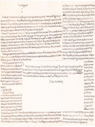 Item #1146 &Aacute;mes de Guerre [The Souls of War]; A Handwritten Manuscript. Octave Mirbeau