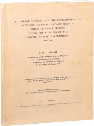 Item #1166 A General Account of the Development of Methods of Using Atomic Energy for Military...