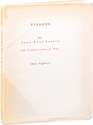 Item #1172 Visages. Jean-Paul Sartre, Wols