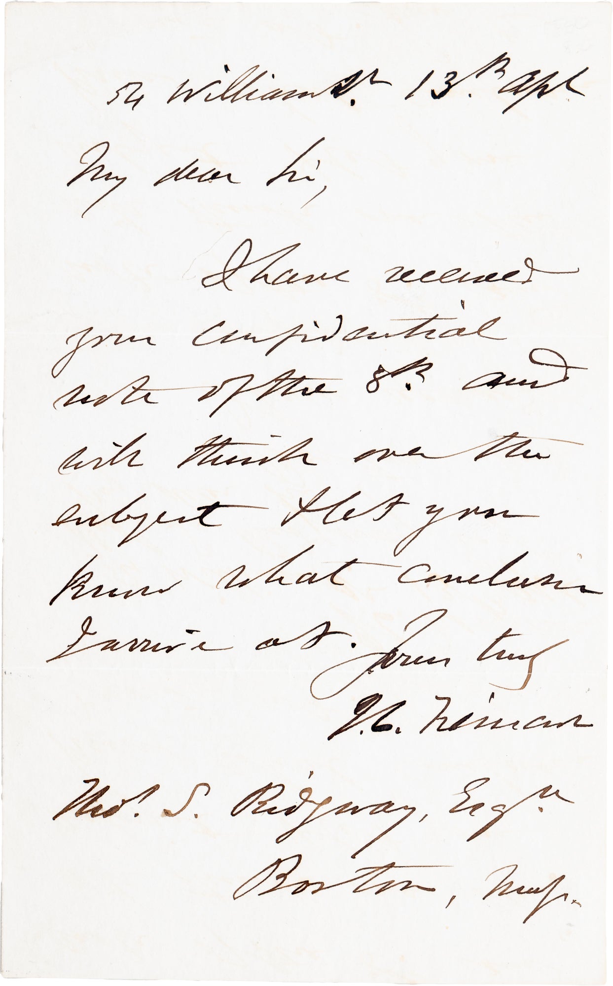 Autograph Letter, Signed | John C. Fremont