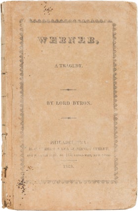 Item #120 Werner. George Gordon Byron, Lord
