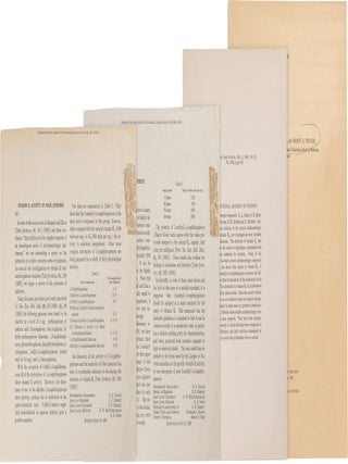 Item #1292 Four Papers on the Chemical Nature of Vitamin K. Edward A. S. A. Thayer Doisy, D. W....