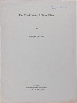 Three Signed Offprints on Nerve Fiber Classification