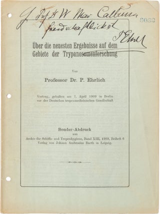 Two Presentation Offprints on the Foundations of Chemotherapy