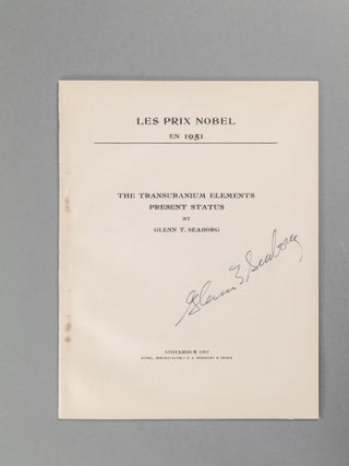 An Archive of Letters and 69 Signed Nobel Lectures in Physics, Chemistry, and Physiology or Medicine