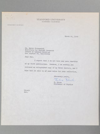 An Archive of Letters and 69 Signed Nobel Lectures in Physics, Chemistry, and Physiology or Medicine