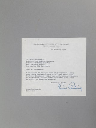 An Archive of Letters and 69 Signed Nobel Lectures in Physics, Chemistry, and Physiology or Medicine