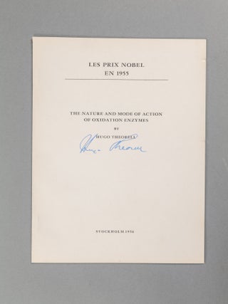 An Archive of Letters and 69 Signed Nobel Lectures in Physics, Chemistry, and Physiology or Medicine
