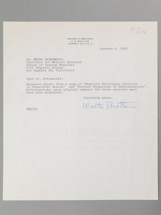 An Archive of Letters and 69 Signed Nobel Lectures in Physics, Chemistry, and Physiology or Medicine