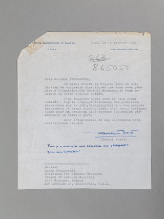 An Archive of Letters and 69 Signed Nobel Lectures in Physics, Chemistry, and Physiology or Medicine