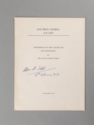 An Archive of Letters and 69 Signed Nobel Lectures in Physics, Chemistry, and Physiology or Medicine