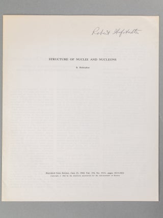 An Archive of Letters and 69 Signed Nobel Lectures in Physics, Chemistry, and Physiology or Medicine