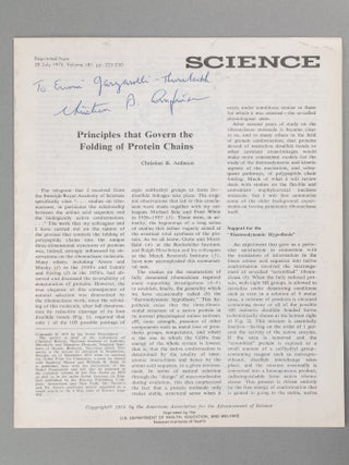 An Archive of Letters and 69 Signed Nobel Lectures in Physics, Chemistry, and Physiology or Medicine