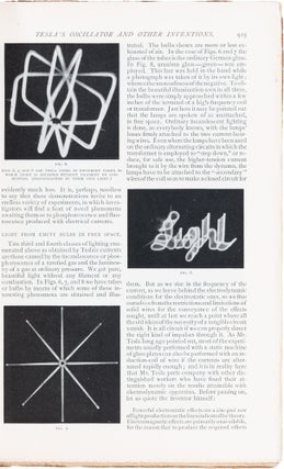 Tesla’s Oscillator and Other Inventions; in The Century Illustrated Monthly Magazine, Vol. XLIX, No. 6, pp. 916-933