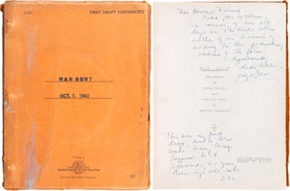 Item #1355 Man Hunt (Original Script for the 1941 Film). Dudley Nichols, Fritz Lang, Geoffrey...