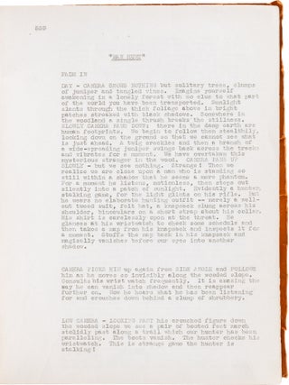 Man Hunt (Original Script for the 1941 Film)