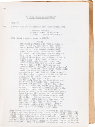 A Tree Grows in Brooklyn (Two Original Scripts for the 1945 Film)