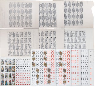 Item #1359 A Collection of Italian Playing Cards in Uncut and Proof State. Faustino Solesio