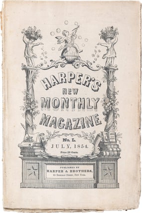 Item #1368 The Happy Failure; in Harper’s New Monthly Magazine. Herman Melville