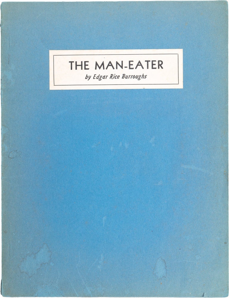 Item #1387 The Man-Eater. Edgar Burroughs.