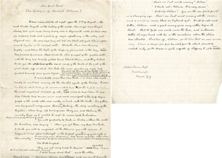 Item #241 Original Handwritten Manuscript of His Last Bow. Arthur Conan Doyle