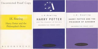 Item #243 Proofs of the first 3 Harry Potters. J. K. Rowling