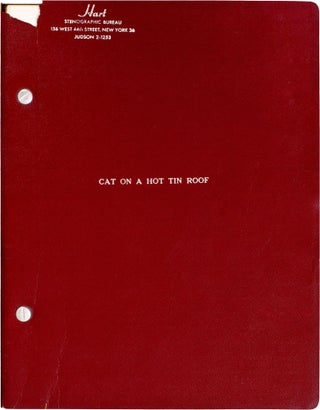 Item #248 Typescript, Cat on a Hot Tin Roof. Tennessee Williams