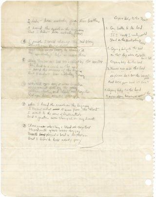 Manuscript of Little Buddy