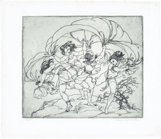 Item #319 Etching of "Wind" Cleonike Damianakes