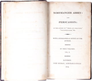 Northanger Abbey [and] Persuasion