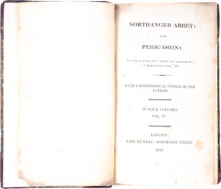 Northanger Abbey [and] Persuasion