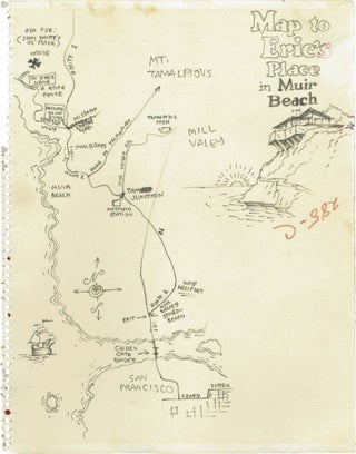 Item #439 Hand–Drawn Map. Robert Crumb