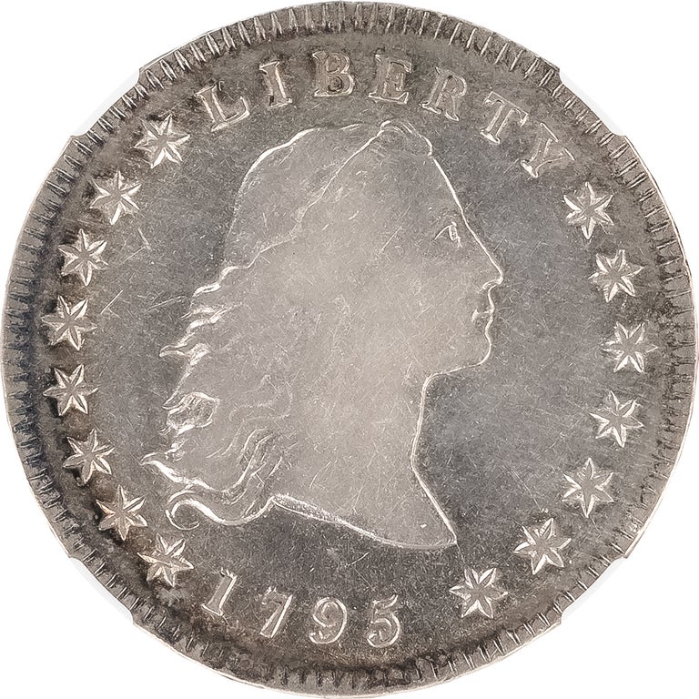 Item #443 United States Flowing Hair Dollar. U S. Mint Coinage.