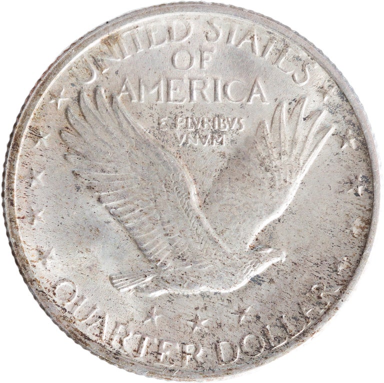 Item #444 United States Liberty Standing Quarter Dollar. U S. Mint Coinage.