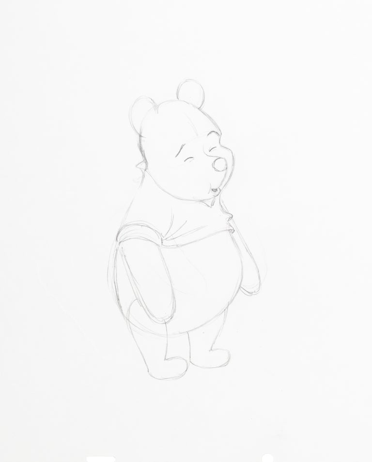 Item #451 Archive of 17 Original Drawings of Winnie the Pooh and 1 Original Drawing of the Hundred Acre WoodFirst Edition. Walt Disney.