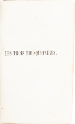 Les Trois Mousquetaires; [The Three Musketeers]