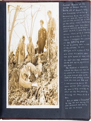 Item #480 Police Crime Scene Photo Album