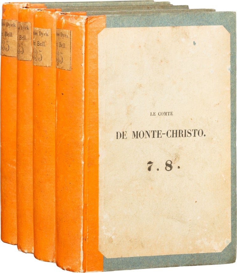 Item #724 Le Comte de Monte–Christo; [The Count of Monte–Cristo]. Alexandre Dumas.