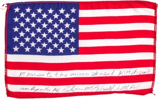 Item #73 Signed U.S. Flag Flown to the Moon. NASA