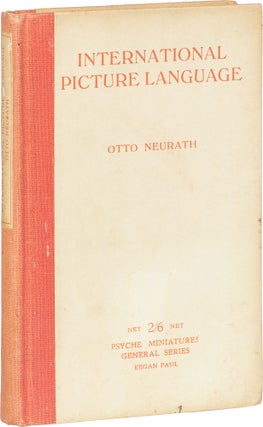Item #750 International Picture Language. Otto Neurath