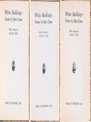 White Buildings; Three Copies: First Issue, Second Issue, Second Impression