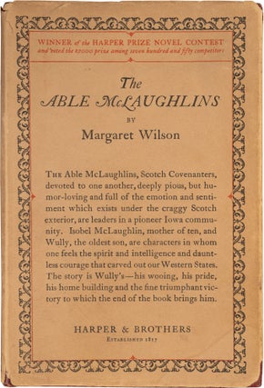 Item #848 The Able McLaughlins. Margaret Wilson